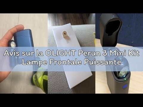 Avis sur la OLIGHT Perun 3 Mini Kit Lampe Frontale Puissante Rechargeable USB EDC 1250 LM Portée Max