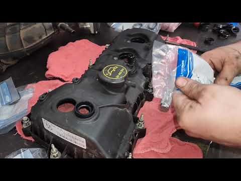 Ford transit Water pump and timing cover reseal part 2
