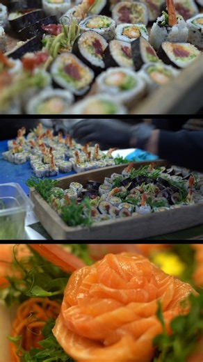 👨‍🍳✨ Today was a very special day for us! We cooked for a large corporate event (cannot say the name 🤫). Chef Danny made beautiful sushi boats and worked so hard. Hope you enjoy this small BTS! Thank you for always supporting our restaurant. We try to do our best every time. 💛🍣 | Danny's Sushi