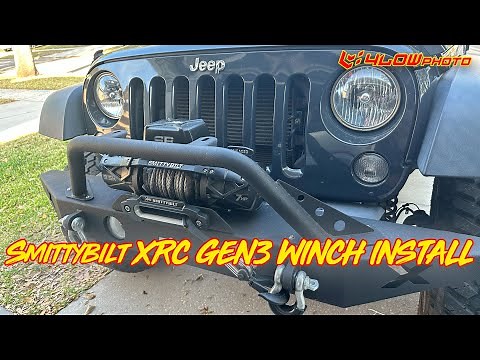 Smittybilt XRC GEN3 Winch Install on a Jeep 🔧🚙 | Easy DIY Guide