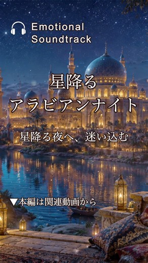 星降るアラビアンナイト｜Emotional Soundtrack | Arabian Moon | Cinematic Ambient Music #BGM #集中