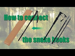 How to connect the snake hook when you pull it out! You can also connect Trekking Poles in this way!