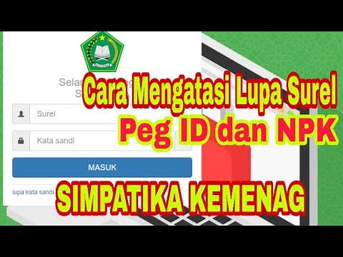 How to Find Out Peg ID or NPK Email to Login to simpatika.kemenag.go.id for Madrasah Teachers at ...