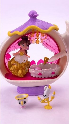 Unboxing Disney Princess Small Doll Belle Playset #asmr #unboxing #toys #disney