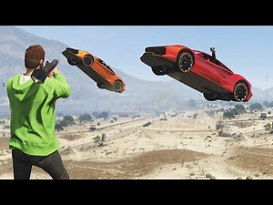 ROCKETS VS SUPER CARS (GTA 5 Funny Moments)
