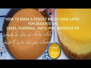 Cake Base Recipe - How To Make Cake Base Layer By Food Segment