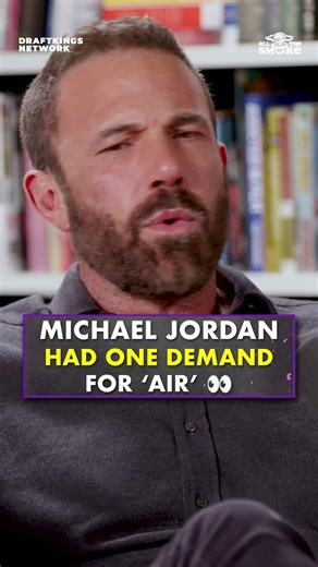 Michael Jordan had ONE request before green-lighting Air 👀🐐 Ben Affleck takes us behind the scenes of how the film really came together. ALL THE SMOKE with the Hollywood icon is available now on YouTube 💨 #NBA #Basketball #MichaelJordan #Movie #Shoes