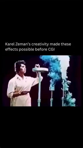 Art | Inspiration | Motivation on Instagram: "Karel Zeman was a groundbreaking Czech filmmaker whose imagination reshaped the language of cinema. Often called the "Czech Méliès," he mastered the art of blending live action with animation, miniatures, and hand-drawn design, creating films that felt like living storybooks. From the 1940s through the 1970s, Zeman's work transported audiences into fantastical worlds filled with mechanical inventions, mythical creatures, and surreal landscapes. His u