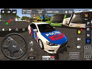 Mobil Polisi Car Simulation IDBS Patroli - Mobil Balap Simulator Android Gameplay