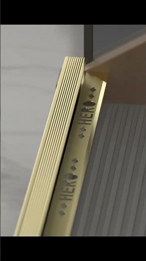 Upgrade your stairs with durable aluminum stair nosing ✨