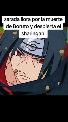 Sarada Llora por Boruto y Despierta su Sharingan