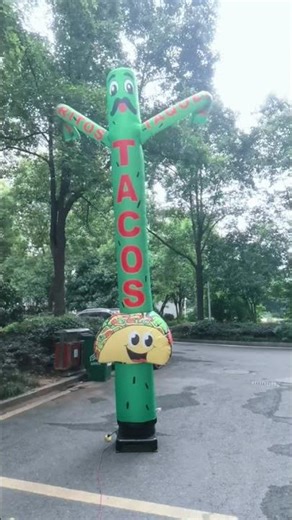 18ft Green Tacos, Burritos & Taqueria Air Inflatable Dancer 🌮💨