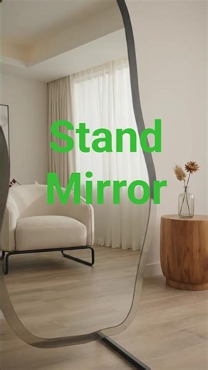 Pattern Nordic Full Length Large Wood Frame Stand Mirror | 160×60cm