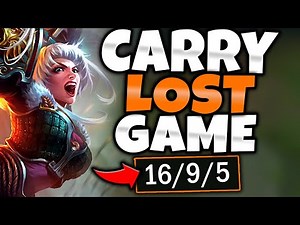 RIVEN HOW TO LITERALLY 1V9 A LOST GAME & CARRY IN SEASON 13! - S13 Riven TOP Gameplay Guide