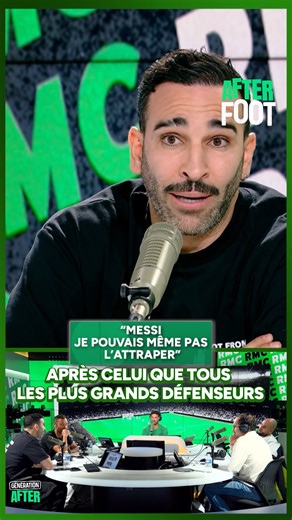 🗣💬Adil Rami raconte ses duels face à Lionel Messi, qui l'a souvent rendu impuissant et sans solution : "C'est terrifiant. Il faut le vivre pour le croire. Je n'arrivais même pas à l'attraper. Je n'oublierai jamais" | After Foot RMC