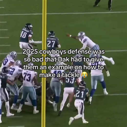 And it was only week 1 against that tush push merchant 😭 #dak #cowboys #relateable #football