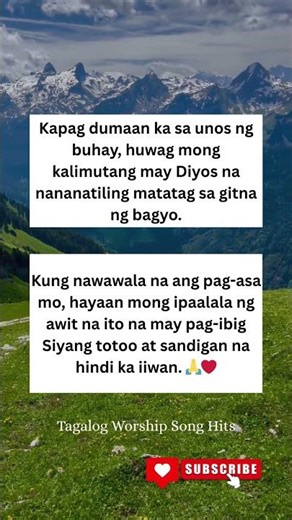 May pag asa sa Panginoon #tagalogworship #praiseandworship #christianmusicph