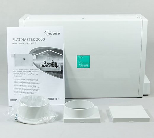 Nuaire Flatmaster 2000 Heated (PIV) – Left