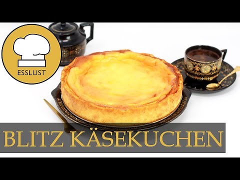BLITZ KÄSEKUCHEN mit Vanillepudding und ohne Boden