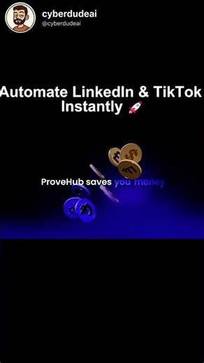 "Automate LinkedIn & TikTok Instantly"! 🚀 #shorts #ai #media