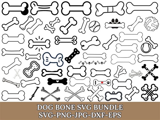 Dog Bone Svg, Dog Bone Clipart, Dog Bone Png, Dog Bone Tag SVG, Dog Bone Outline Svg, Dog Bone Outline Svg, Dog Bone Silhouette - Etsy