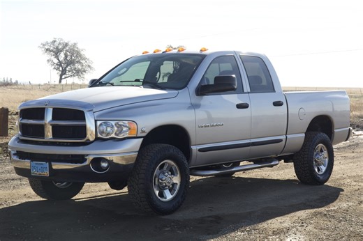No Reserve: 2004 Dodge Ram 3500 SLT Quad Cab 4×4 Cummins