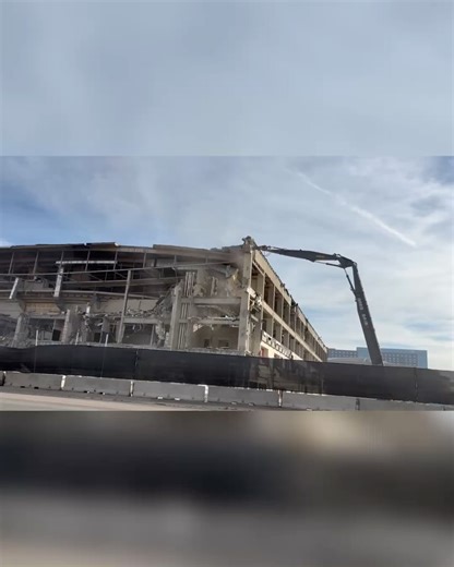 OKC New Arena | Demo rolling on 🚧 Check out the old arena seats peeking through! 👀💺 🎥 Webcam footage via @news9 | Instagram