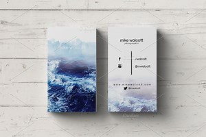 Photographer Business Card template, a Business Card Template by Design Dock