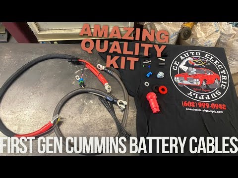 CE Auto Electric Battery Cable Kit | First Gen Cummins | Top Quality Kit