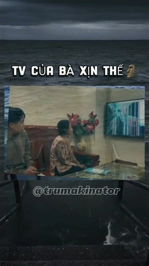 TV nhà Bà xịn thế🗿 #memes