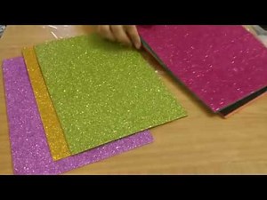 Foam sheet | DIY easy makeup organizer using tin