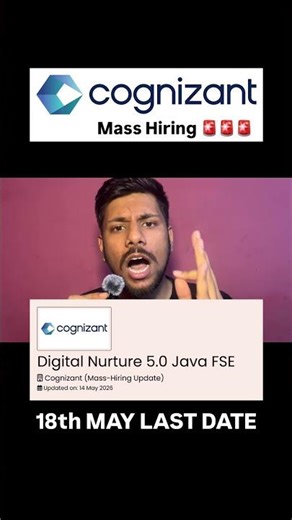 Cognizant Mass Hiring 2027 😱🔥 | 6.75 LPA | Freshers | Apply Now