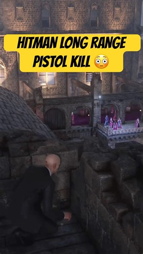 Long Range. One Shot. 😈 | Agent 47 Pistol Stealth Kill