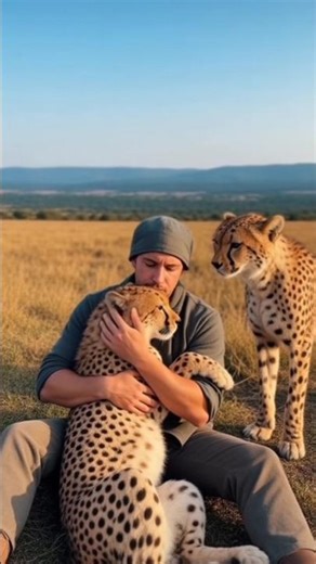 An Unbelievable Moment in Nature: The Heartwarming Bond Between a Man and Cheetahs!"