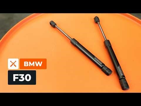 How to change a bonnet strut on the BMW F30 [AUTODOC TUTORIAL]