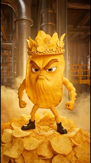 आलू से पैकेट तक 😡🍟 | Angry Crispy Chips Ka Sach | Crunch King Story