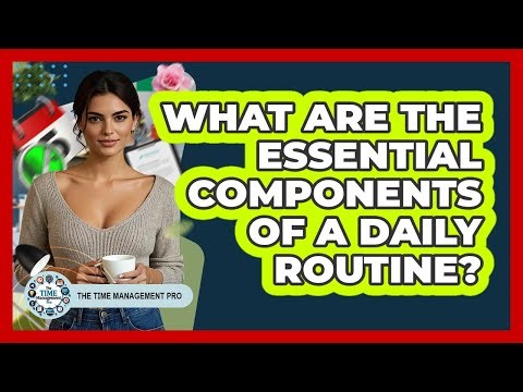 What Are The Essential Components Of A Daily Routine?
