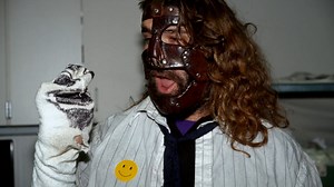 Take a look back at when Mick Foley hunts for "Mr. Socko" in this clip from WWE's Most Wanted Treasures. | A&E