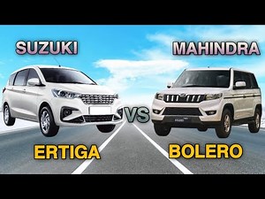 Maruti Suzuki Ertiga vs Mahindra Bolero Neo Comparison