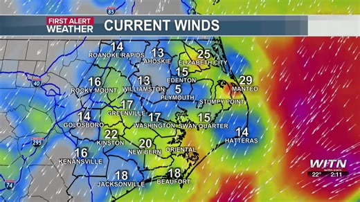 We have reporters live in the field highlighting some of the heavier hit areas. Join Meteorologist Charlie Ironmonger for more from the WITN Newsroom and the First Alert Weather Center. | WITN-TV