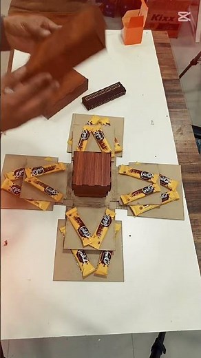 Laser Cut Wooden Explosion Box Design | Living Hingest Pattern Explosion Box Template