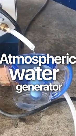 Gomteshwwar Jaiin on Instagram: "Imagine generating clean drinking water directly from air, no borewell, no tanker, no pipeline. This is the power of Atmospheric Water Generator (AWG) technology, a breakthrough innovation that extracts moisture from air, condenses it, purifies it, and delivers RO-grade drinking water anywhere, anytime. With groundwater depletion, water scarcity in cities, tanker dependency, and drinking water crises in rural and disaster-hit regions, depending only on undergroun