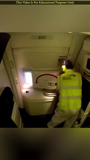 How Plane's Evacuation Slide Works | FactlineTv official