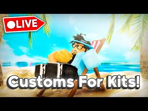 🔴🔥LIVE Roblox Bedwars CUSTOMS For ROBUX/KITS!🏆2ND TO LAST STREAM..🏖️