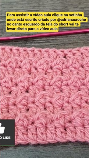 Flower stitch in crochet. The video tutorial is now available!