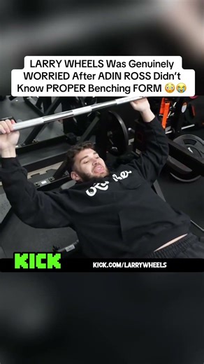 LARRY WHEELS Was Genuinely WORRIED After ADIN ROSS Didn’t Know PROPER Benching FORM 😳😭