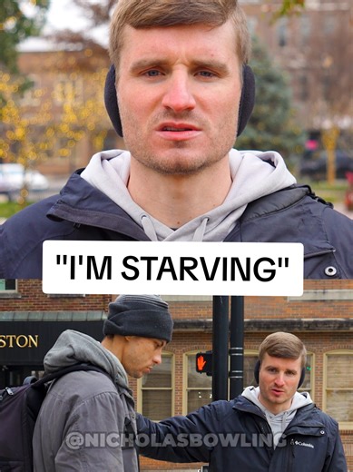 Feeding Starving Homeless Man #jesus #fyp #christian #Gospel | Feeding The Homeless