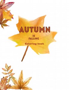 Autumn, Coloring Book, Digital, Downloadable Coloring Book 20 Pages - Etsy