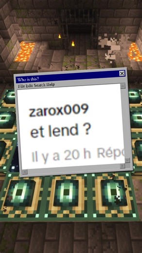 La température extrême dans l'End de Minecraft
