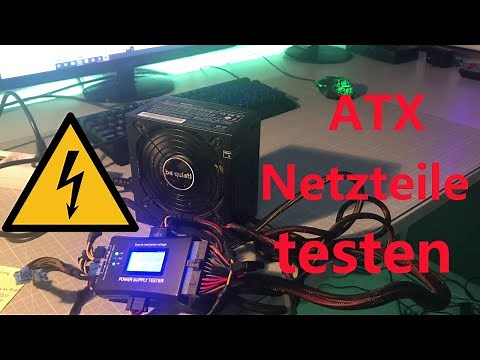 Anleitung I Computer ATX Netzteile testen und auf Funktion prüfen I PC-Werkstatt